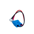 Power Pole Connector Wiring Harness for Electric Scooters & Ride-On Toys featuring a blue connector with black and red wires, designed for secure, easy quick-connect functionality.