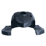 Front Shroud for the 3-Wheel Drive Medical Ventura & Ventura DLX Scooters; black plastic object with a central hole, designed as a replacement part for mobility scooter front shrouds.