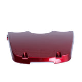 Red Top Controller Cover for Jazzy Select, Select GT, Select 6, and Select 6 Ultra, featuring a perforated design to replace damaged covers on power chairs, ensuring protection for sensitive components.