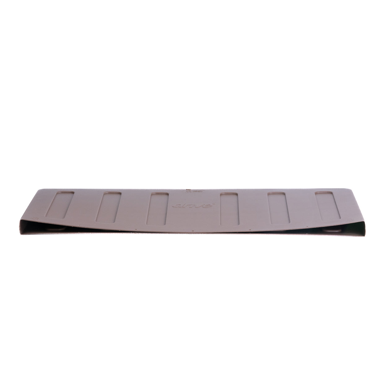 Foot Board Panel for the Drive Medical Low Full Electric Bed (15005LP) shown as a brown rectangular panel with multiple holes, designed to refresh the bed's foot board.