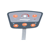 Touch Control Panel for ActiveCare Medical Pilot 2310, 2410, Prowler 3410, and Osprey 4410, featuring a grey panel with orange buttons and wiring connections.