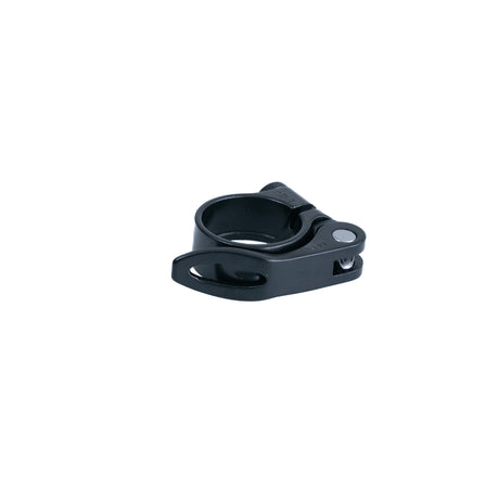 31.8mm Safety Lock Seat Clamp with a sturdy bolt, ideal for securing bike or scooter seats. Crafted for 31.8mm posts, ensuring a reliable and practical addition to your ride.