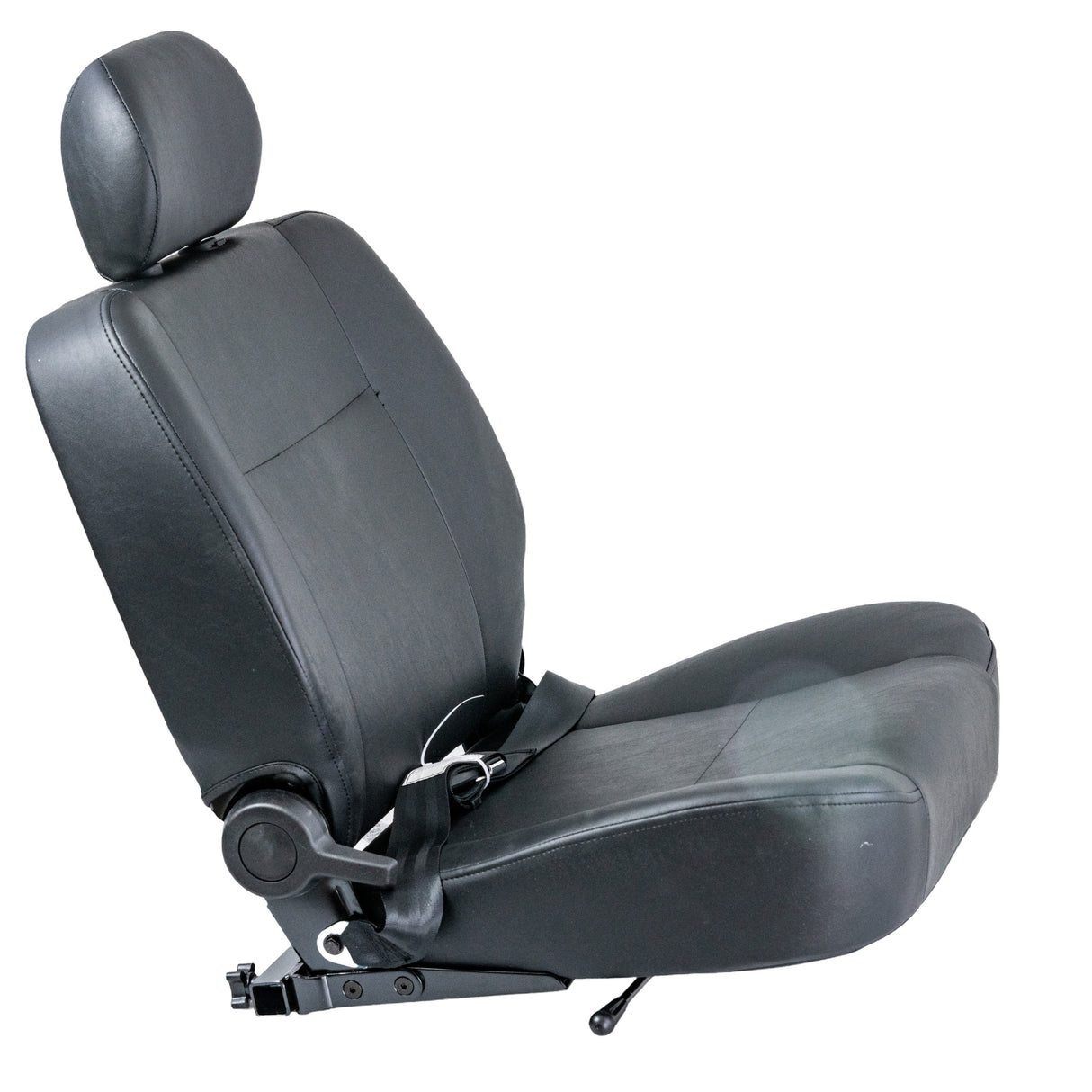 22x20 Hi-Back Seat Assembly for the Pride Maxima (SC901/SC941) featuring a black headrest, armrests, seat plate, and easy-to-clean vinyl covering.