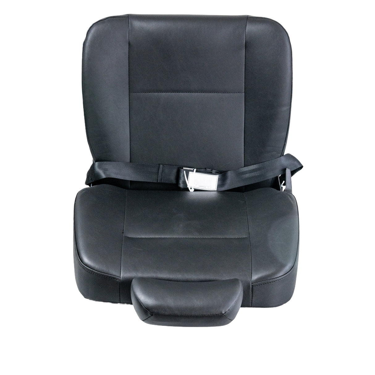 22x20 Hi-Back Seat Assembly for the Pride Maxima (SC901/SC941), featuring a black seat with a strap, armrests, headrest, and visible seat plate.