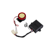 Remote Control Kill Switch for Coleman AT125-EX & AT125-UT ATVs; close-up shows black square device with wires, white connector, and alarm speaker in a red and black container.