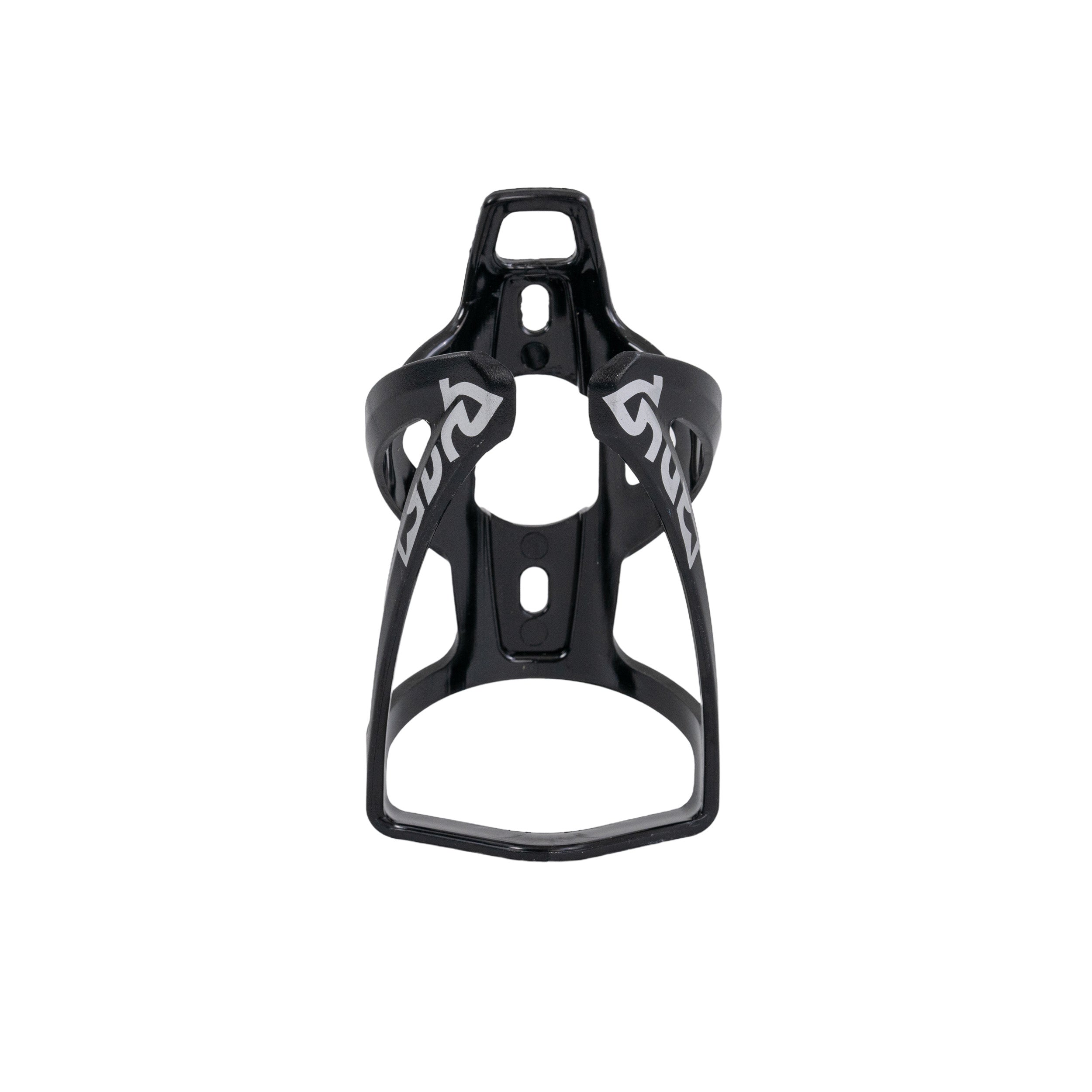 Bottle Holder for the Golden Buzzaround CarryOn (GB120) Scooter: a black wire cage designed to mount on the scooter's tiller, ideal for holding water bottles, ensuring easy access and hydration.