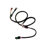 Control Harness for the Harmar AL435 Axis III Interior Vehicle Lift showing bundles of colorful wires and multiple connectors for easy installation.