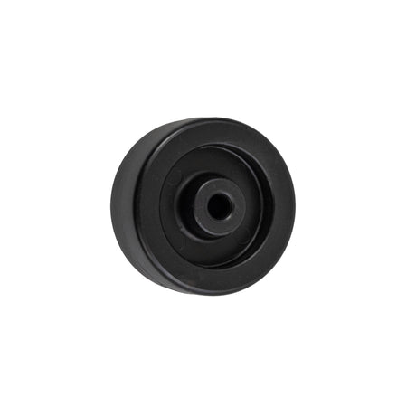 Rear Anti-Tip Wheel for the Golden Technologies Companion I (GC240) and Companion II (GC340) features a round, black design with a central hole, ensuring stability and easy transport for your scooter.