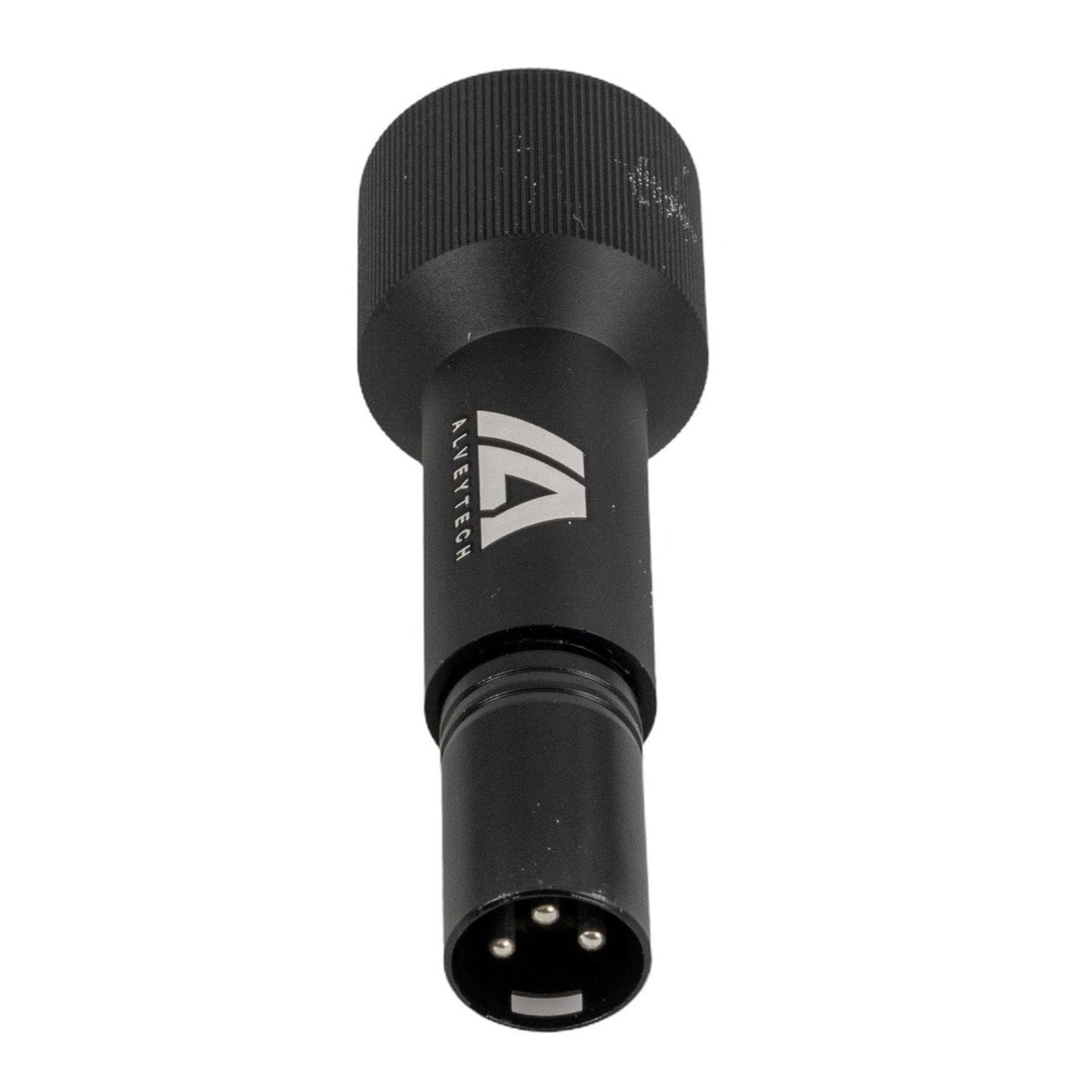 XLR Charging Adapter with Dual Ports USB-A & USB-C for Scooters & Power Chairs, featuring a black cable, black cap, and a black cylinder with white text, designed for mobility devices.