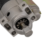 Electric Starter Motor with Solenoid for Kohler Engines 2409801, 2509808, 2509809, 2509811,6744, 2-2022-DR, & AM132702, showing a close-up of the mechanical device with visible gear and metal components.