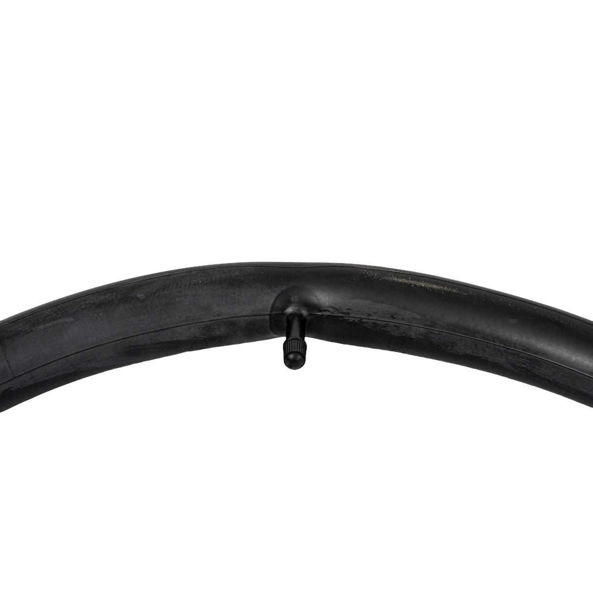 20x1-3/8 Bicycle Inner Tube with 32mm Straight Valve, featuring a durable black rubber tube and valve, ideal for replacing worn-out bike inner tubes.