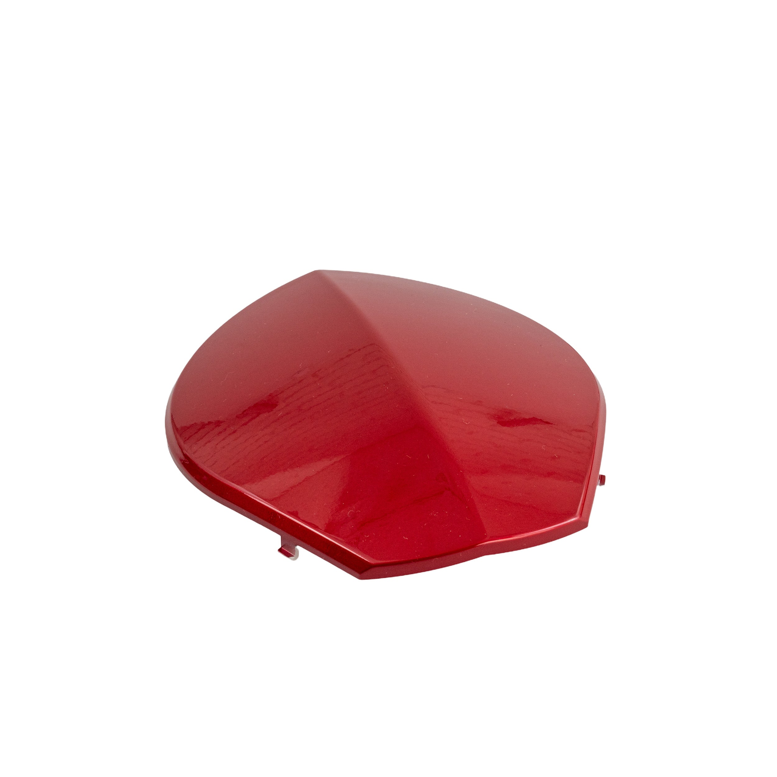 Red Shroud Insert Kit for the 3-Wheel Drive Medical Ventura Mobility Scooter, featuring seven pieces including U-shaped front fork trim, tiller face, side deck panels, and battery box trim sections.