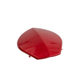 Red Shroud Insert Kit for the 3-Wheel Drive Medical Ventura Mobility Scooter, featuring seven pieces including U-shaped front fork trim, tiller face, side deck panels, and battery box trim sections.