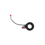 Thumb Brake for Razor C25, C35, C25 SLA, & C35 SLA Electric Scooters, featuring a black round device with an attached wire and a red silicone thumb pad.