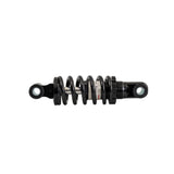 Rear Suspension Shock Absorber for the GOTRAX Flex Electric Scooter, featuring a black coil spring with two mounting holes, designed to enhance ride comfort and reduce tire wear.