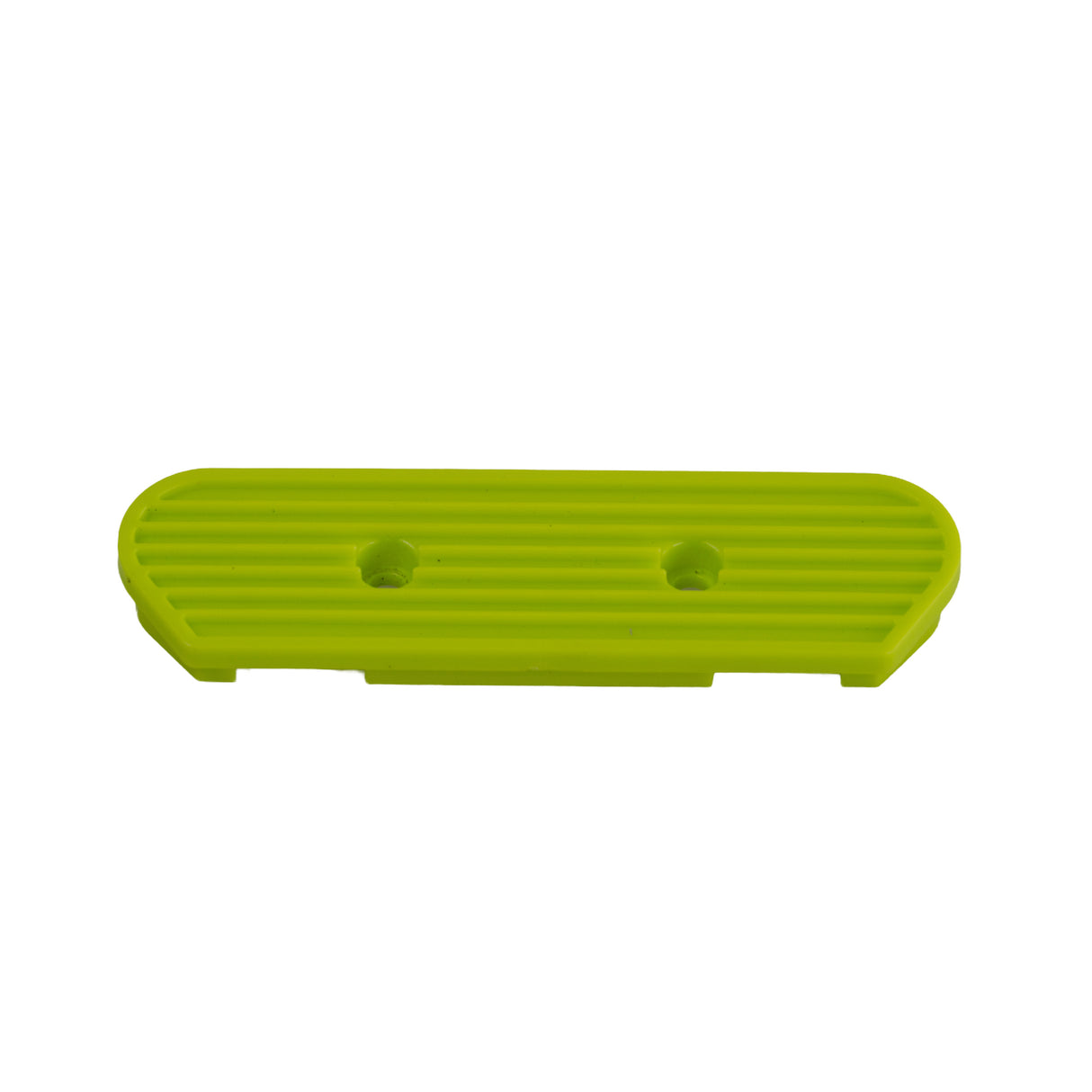 Front Deck Cap for the GOTRAX GKS Electric Scooter, a green plastic component with holes, designed to fit under the scooter's shoulder and enclose the front end of the deck.