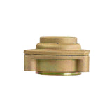 Rear Bearing Hub with 10 mm Mounting Hole Diameter for TaoTao ATK125A, Jeep Auto, & Targa 150 Go-Karts, featuring a gold metal surface and a round top, showing three 10 mm mounting holes.