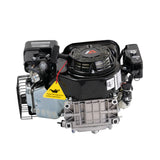 Electric Start 196cc 6.5 Hp 168F Honda GX200 Clone Go-Kart & Mini Bike Engine (Blemished), featuring a black engine with attached yellow label, air filter, carburetor, fuel tank, and spark plug.