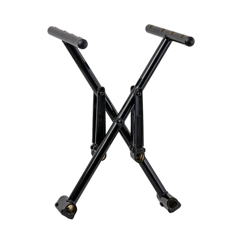 20 Crossbar for the Drive Medical Cirrus Plus EC Folding Power Chair (CPN), featuring a black metal X-shaped design with close-up views of connecting tubes and gold rings, essential for scooter or power chair maintenance.