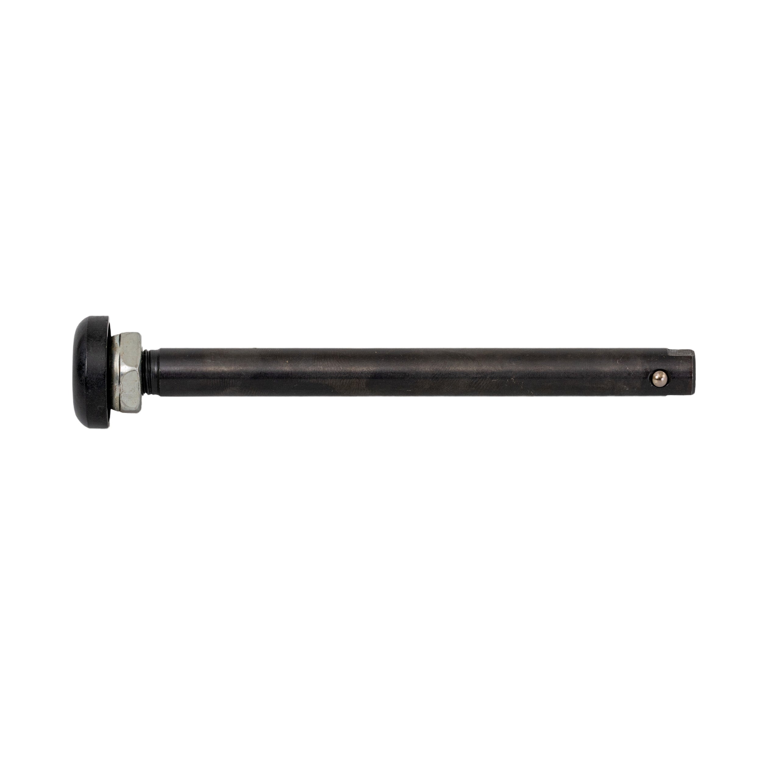 22x1-1/4 Complete Push Wheel Assembly with Quick Release Axle for the Pride Stylus LS, featuring a black cylindrical quick release axle and round head, designed for easy disassembly and flat-free performance.