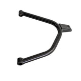 Lower A-Arm for TaoTao Targa 150 & Coleman BK200 Go-Karts, featuring a black metal rod with holes, a rectangular steel plate in the middle, and designed for steering and suspension.