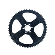 #35 Chain 70 Tooth Sprocket for Baja Doodle Bug Mini Bike (Blitz, Dirt Bug, Racer). The image shows a black metal gear with a central hole, suitable for #35 size motorsports chains.