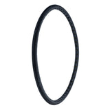 26x1 (25-590) SHOX High Performance Black Urethane Tire for Wheelchairs, shown as a solid black ring, ensuring durability and a flat-free experience.