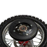 Complete Rear Wheel with Red Hub for the Razor SX500 McGrath Dirt Rocket