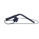 Right Handlebar Brake Assembly for the Drive Medical Bariatric Rollator (10216), featuring a black metal handle with a cable and holes for attachment, designed for reliable braking performance.