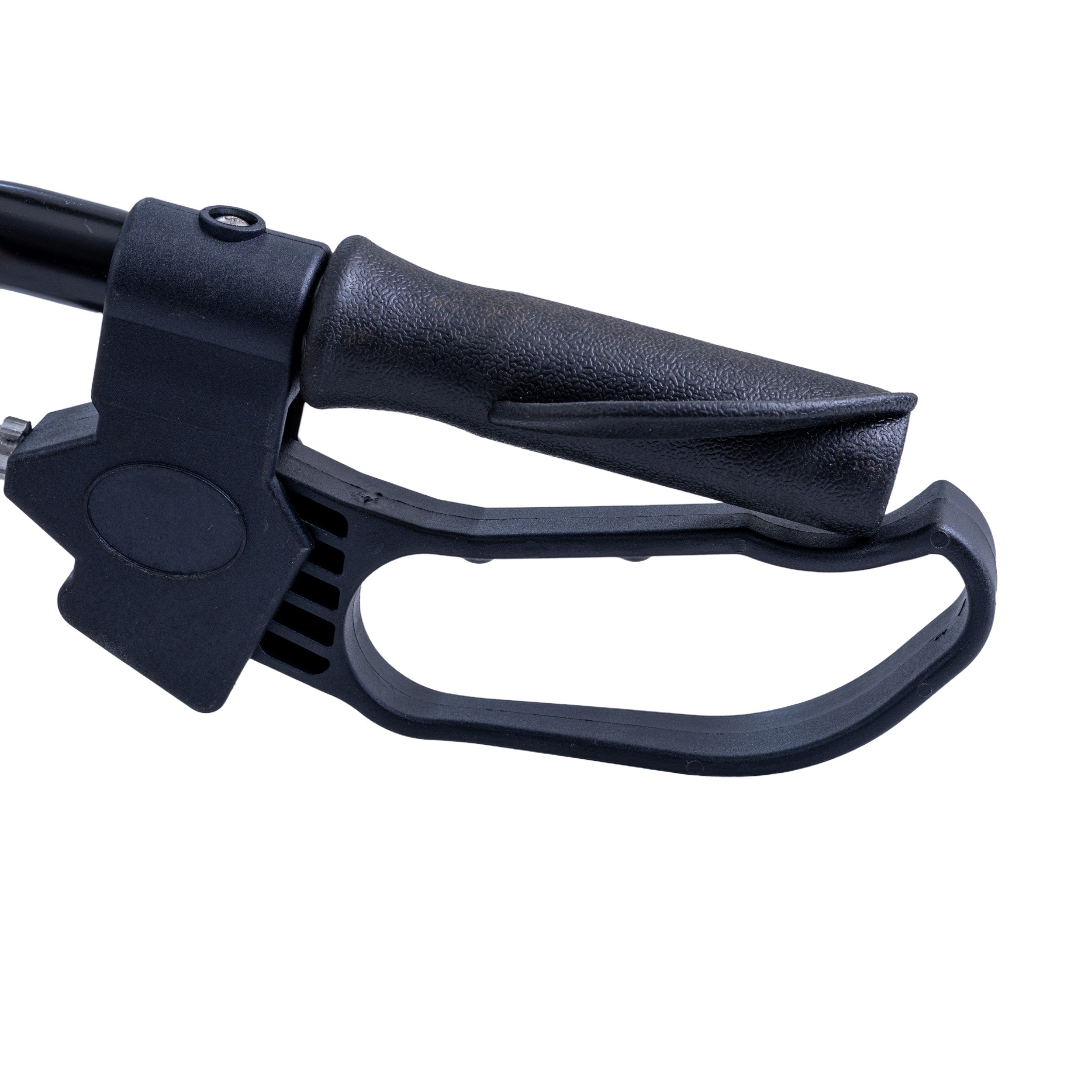 Right Handlebar Brake Assembly for the Drive Medical Bariatric Rollator (10216), featuring a close-up of a black handle and vent on a white background, essential for scooter and power chair maintenance.