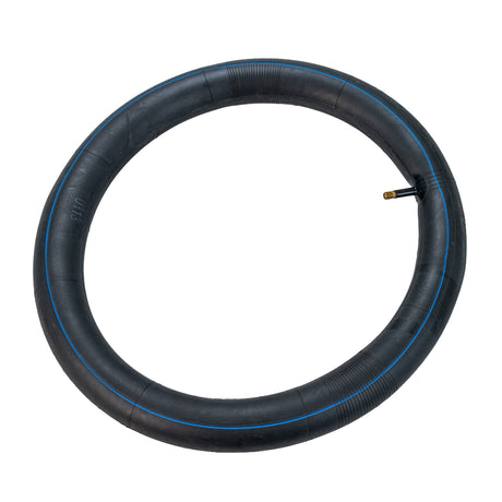 16 X 1.95/2.125 Inner Tube for the Dirtsurfer Freestyle, Razor E500S, and Razor Rebellion, featuring a black tire with distinctive blue lines.