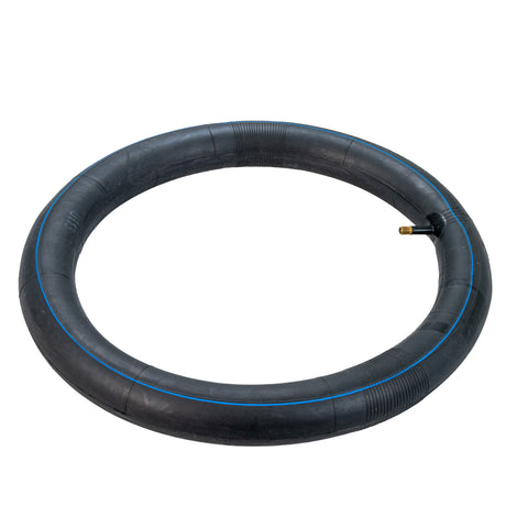 16 X 1.95/2.125 Inner Tube for the Dirtsurfer Freestyle, Razor E500S, and Razor Rebellion, featuring a black tire with distinctive blue lines, suitable for electric scooters and inline boards.