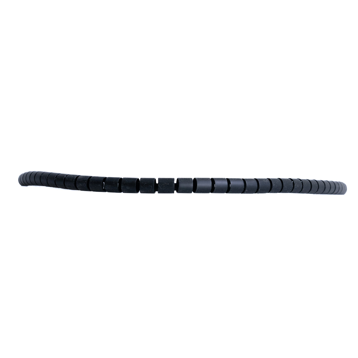 1 Meter Cable Protector close-up, showing a black beaded surface designed for cable management. Ideal for organizing multiple wires, it can be cut to desired lengths for various uses.