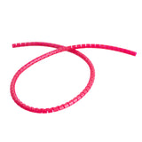 1 Meter Cable Protector, shown as a pink plastic tube with a curved end, designed for versatile cable management in homes, offices, electric scooters, bikes, and mobility scooters.