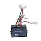 HB3650-TYD6B1 Control Module for Razor DXT Electric Drift Trike, a black box with attached wires and connectors, designed for easy installation and quick replacement.