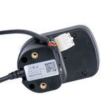 Joystick Assembly for the Jazzy Carbon Power Chair, featuring a 4-button interface, visible wires, QR code, and ports. Includes a 49 cable harness and connectors, designed for specific serial numbers.