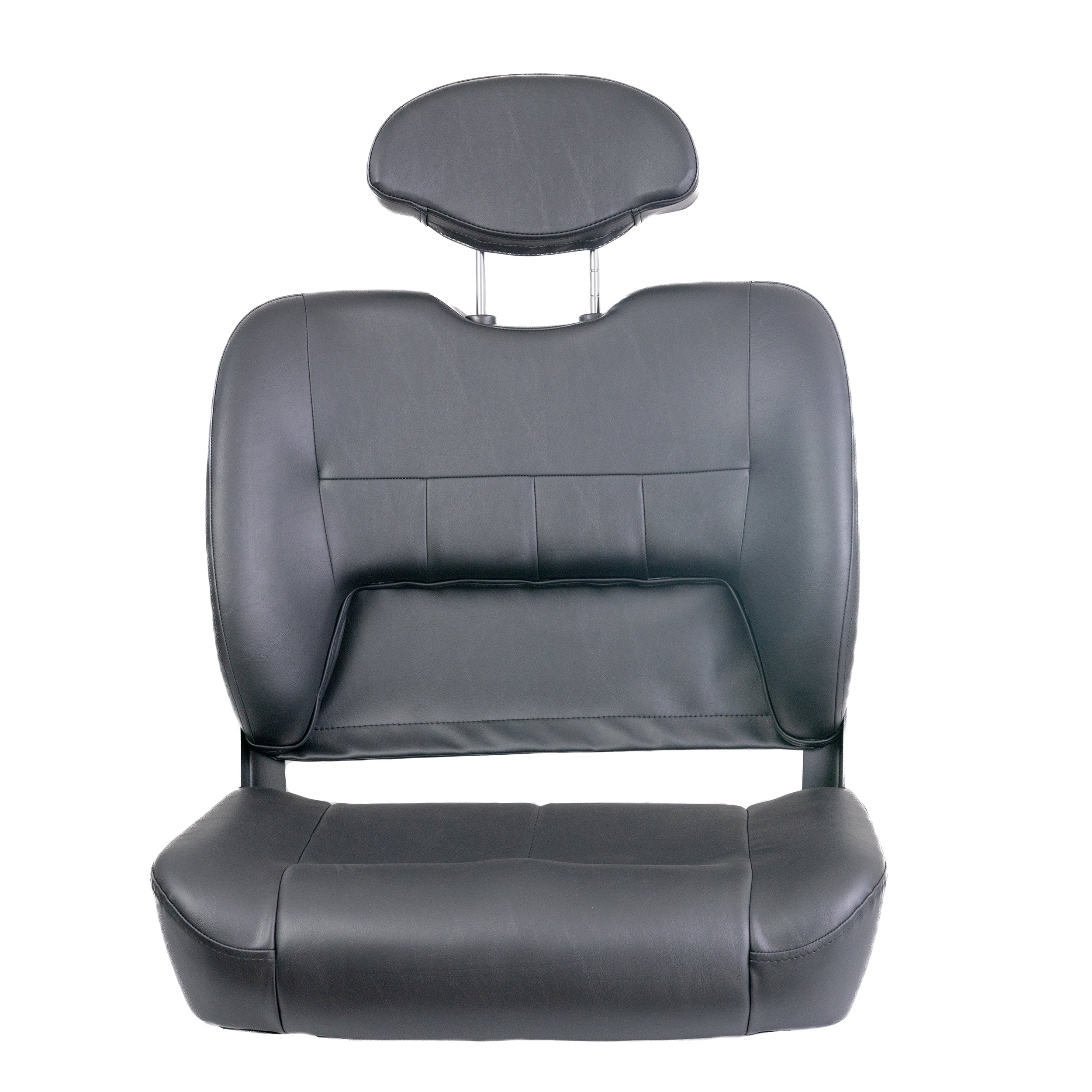 26X 20 Hi-Back Seat Assembly for the Jazzy 1450, featuring a headrest and handle, designed to enhance comfort and support for scooter or power chair users.