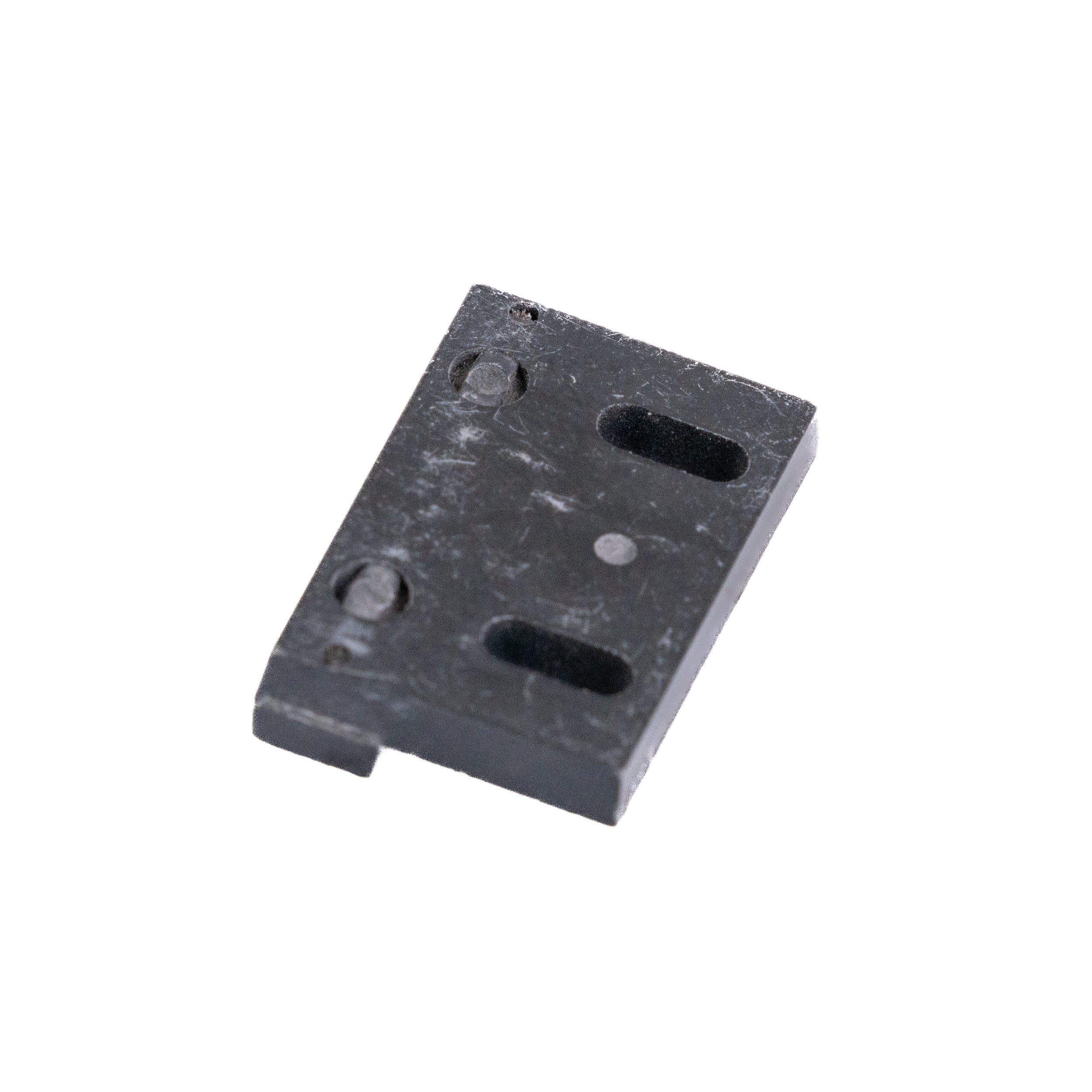 Magnetic Actuator Switch for Invacare Pronto M50, M51, M61, and M91 models; a black rectangular object with holes, designed as a replacement switch, visible in close-up.