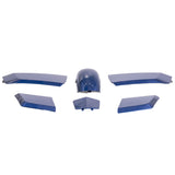 Blue Shroud Insert Assembly for Go-Go LX with CTS Suspension (S50LX), featuring six blue plastic body panels designed to replace handlebar, front wheel, and rear wheel shrouds, enhancing scooter appearance and easy to install.