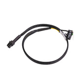 Lift Actuator Switch Harness for Jazzy Air & Air 2 Power Chairs, showcasing a black, braided cable with a 4-pin connector designed for controlling the suspension system.