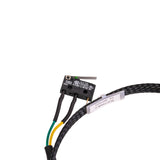 Lift Actuator Switch Harness for Jazzy Air & Air 2 Power Chairs, featuring a close-up of the 4-pin connector and braided outer shell, highlighting its role in controlling the suspension system.