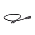 Dynamic LiNX Bus Extension Cable for the Jazzy Elite HD, 15 length with durable rubber coating, featuring male and female 4 pin connectors with push clips for secure attachment.