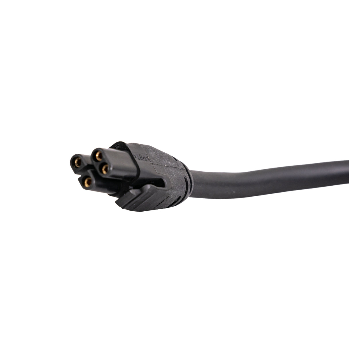 Dynamic LiNX Bus Cable for Jazzy EVO 614, EVO 614HD, & Elite HD Power Chairs, featuring two male 4-pin connectors with push clips and a durable rubber coating for secure connections.