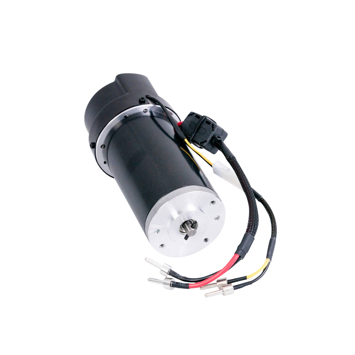 LINIX Brake & Motor Assembly with Coupler Key for Go-Go Elite Traveller & Ultra X Mobility Scooters, featuring a black and silver electric motor with visible wires and plug-in connectors.