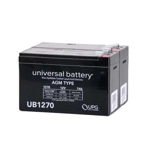 24 Volt Battery Pack for the Pulse Super-B & Super-C Scooters, featuring a black battery with white text. This high-quality AGM battery pack offers either a 7 Ah or 9 Ah capacity.