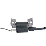 196cc 6.5 Hp (Honda GX200 Clone) Ignition Coil for Baja Mini Bike MB165 & MB200, featuring a black electrical device with a wire and a visible grey handle.