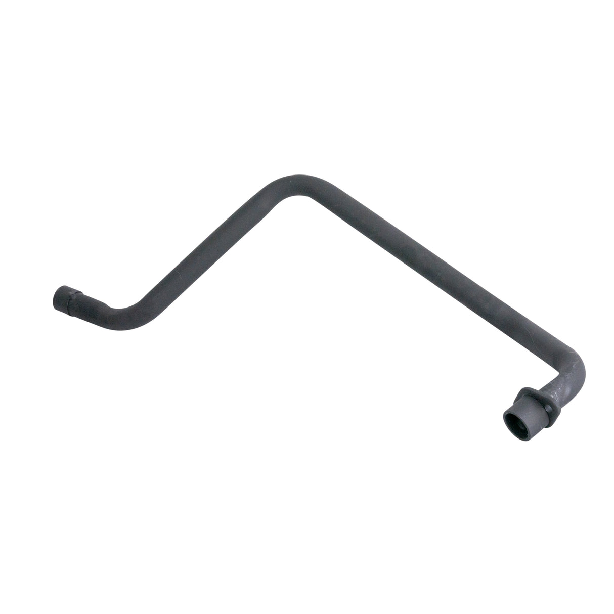 Exhaust Pipe for the Coleman AT125-EX ATV, a black bent pipe with a nozzle, constructed from durable metal with a matte black finish.