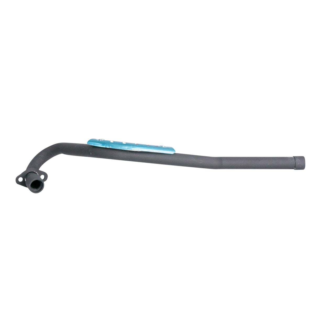 Exhaust Pipe for the TaoTao ATA125G ATV featuring a grey pipe with a distinct blue handle, ideal as a replacement for rusted or broken pipes. No muffler or gaskets included.