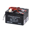 7 Ah 24 Volt Battery Pack for E200/E200S (Versions 13+) & E300/E300S (Versions 11 & 13+) showing black battery with attached red and black wires and connector tabs.