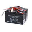 24 Volt Battery Pack for the Razor E200 & Razor E225, featuring a black battery with attached red and black wires, designed for easy replacement and enhanced scooter performance.